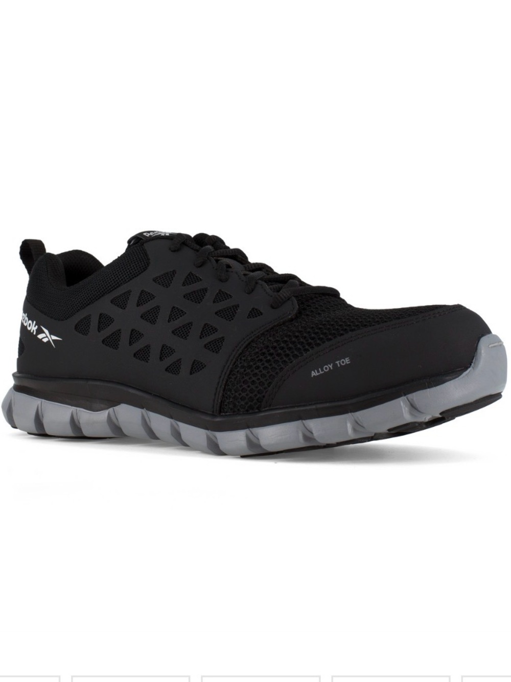 Reebok Women’s Black Athletic Alloy-Toe Work Sneaker